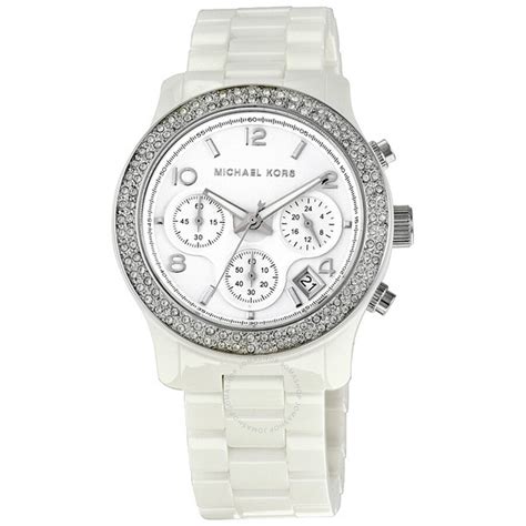 michael kors ceramic watch white|mk5188.